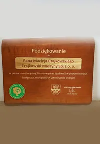 Podziękowania od Gminy Golub-Dobrzyń